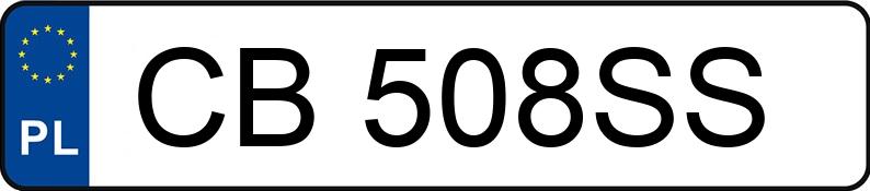 Numer rejestracyjny CB 508SS posiada DACIA DUSTER - CB508SS Numer rejestracyjny CB 508SS posiada DACIA DUSTER - CB508SS