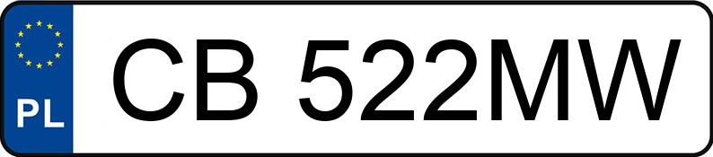 Numer rejestracyjny CB 522MW posiada AUDI A4 - CB522MW Numer rejestracyjny CB 522MW posiada AUDI A4 - CB522MW