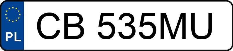 Numer rejestracyjny CB 535MU posiada SUZUKI VITARA - CB535MU