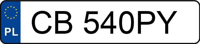 Numer rejestracyjny CB 540PY posiada BMW 530 - CB540PY Numer rejestracyjny CB 540PY posiada BMW 530 - CB540PY