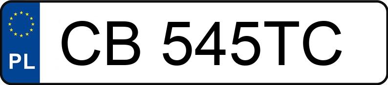 Numer rejestracyjny CB 545TC posiada TOYOTA Corolla 1.8 Hybrid MR`23 E6d Comfort e-CVT - CB545TC