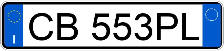 Numer rejestracyjny CB553PL posiada FIAT Doblo 1a serie