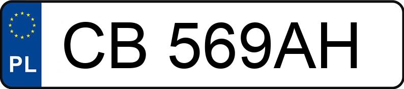 Numer rejestracyjny CB 569AH posiada MAZDA 6 - CB569AH