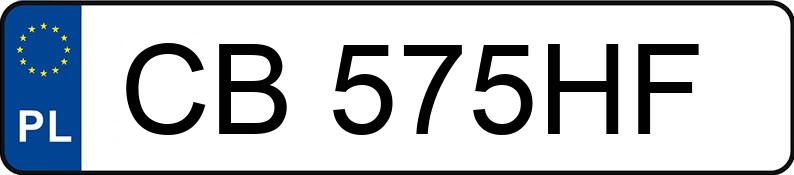 Numer rejestracyjny CB 575HF posiada FIAT DUCATO - CB575HF