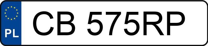 Numer rejestracyjny CB 575RP posiada BMW X5 Diesel MR`18 E6 G05 xDrive30d Step - CB575RP