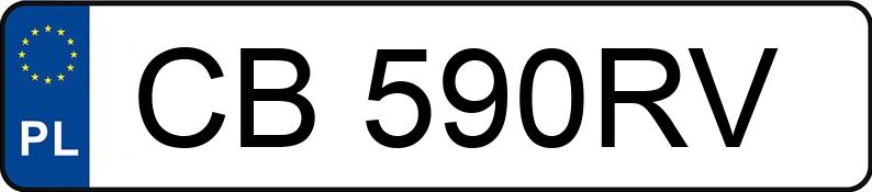 Numer rejestracyjny CB 590RV posiada VOLKSWAGEN GOLF - CB590RV