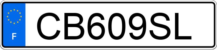 Numer rejestracyjny CB609SL posiada RENAULT SCENIC III