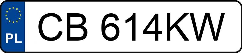 Numer rejestracyjny CB 614KW posiada RENAULT TRAFIC - CB614KW Numer rejestracyjny CB 614KW posiada RENAULT TRAFIC - CB614KW