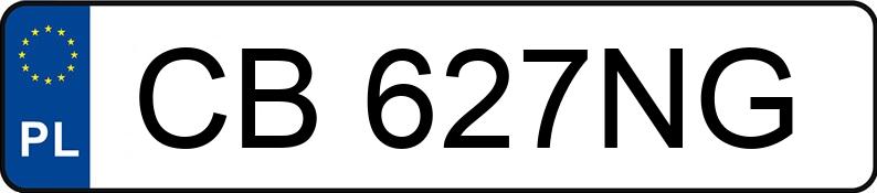 Numer rejestracyjny CB 627NG posiada FORD GALAXY - CB627NG