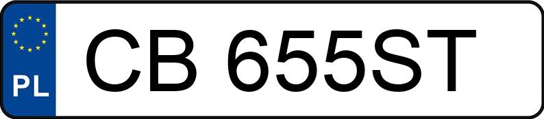 Numer rejestracyjny CB 655ST posiada BMW 330 - CB655ST