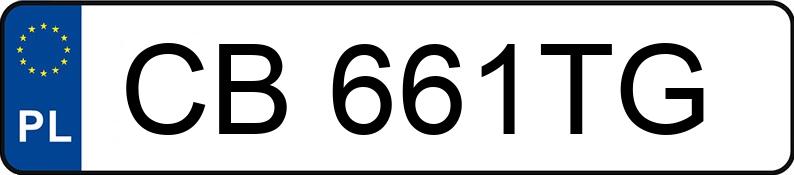 Numer rejestracyjny CB 661TG posiada KIA XCEED - CB661TG