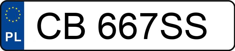 Numer rejestracyjny CB 667SS posiada VOLKSWAGEN PASSAT - CB667SS