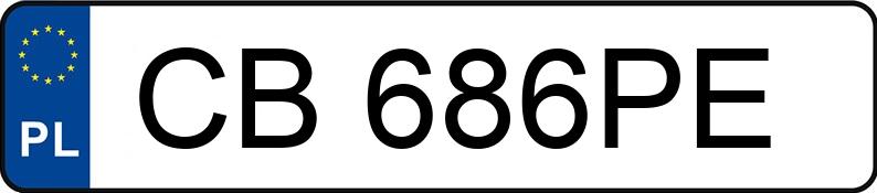 Numer rejestracyjny CB 686PE posiada AUDI A4 1.9 TDi Kat. MR`99 B5 - CB686PE