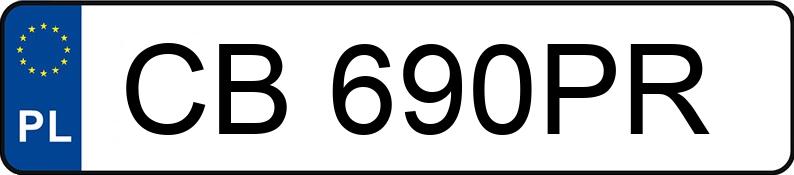 Numer rejestracyjny CB 690PR posiada TOYOTA Yaris 1.5 MR`24 E6d Active - CB690PR