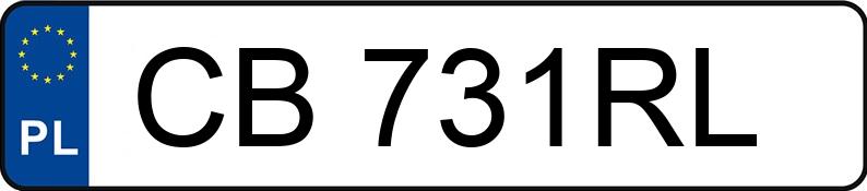 Numer rejestracyjny CB 731RL posiada SKODA Superb III 2.0 TDI MR`20 E6d Sportline DSG - CB731RL