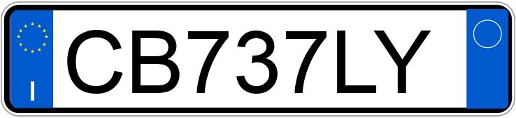 Numer rejestracyjny CB737LY posiada PEUGEOT 106