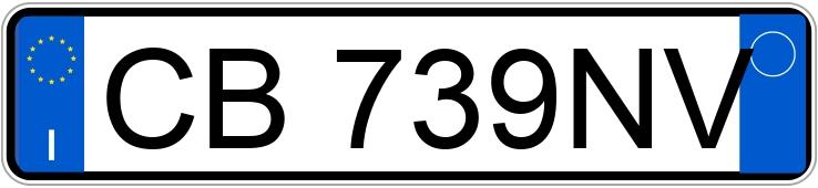 Numer rejestracyjny CB739NV posiada DAEWOO Matiz