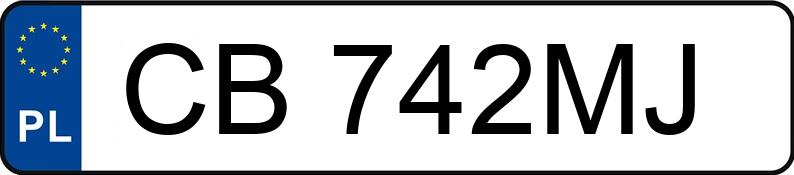 Numer rejestracyjny CB 742MJ posiada TOYOTA COROLLA - CB742MJ