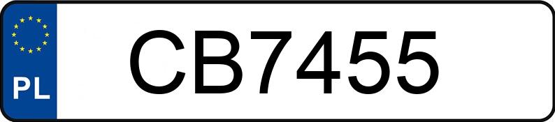Le numéro d’enregistrement CB 7455 a PEUGEOT Skutery do 50 ccm Elyseo 50 - CB7455