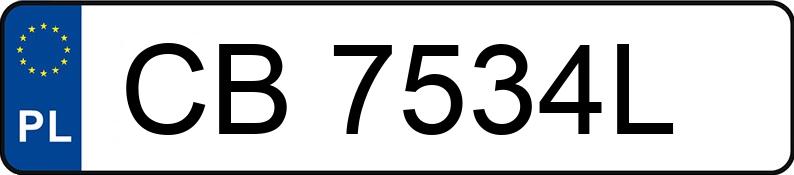 Numer rejestracyjny CB 7534L posiada BMW 320 KAT - CB7534L