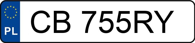 Numer rejestracyjny CB 755RY posiada MERCEDES-BENZ/MRAUTO SPRINTER - CB755RY