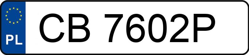 Numer rejestracyjny CB 7602P posiada DODGE SPRINTER - CB7602P