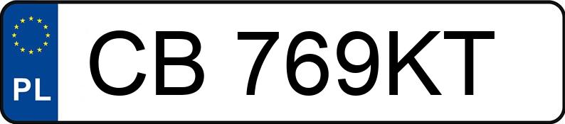 Numer rejestracyjny CB 769KT posiada OPEL Corsa C 1.0 MR`00 E3 Comfort - CB769KT