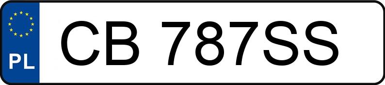 Numer rejestracyjny CB 787SS posiada AUDI A4 2.0 TFSI MR`15 E6 B9 Sport S tronic - CB787SS