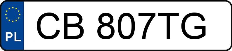 Numer rejestracyjny CB 807TG posiada KIA SPORTAGE - CB807TG