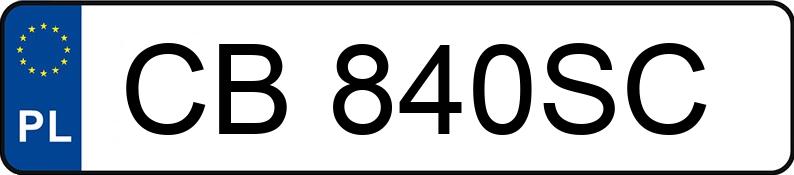Numer rejestracyjny CB 840SC posiada MERCEDES-BENZ G 63 AMG MR`18 E6d W463 G 63 AMG MR`18 E6d W463 - CB840SC
