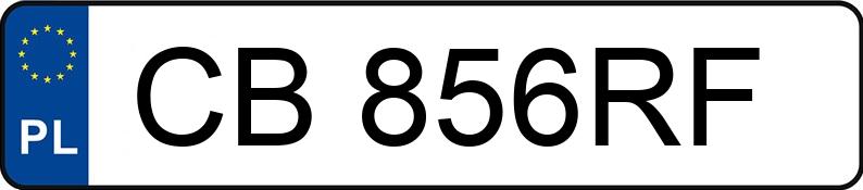 Numer rejestracyjny CB 856RF posiada TOYOTA TOYOTA RAV4 - CB856RF