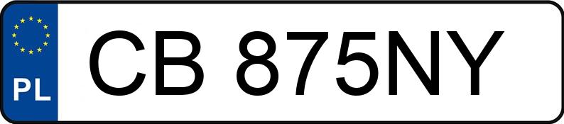 Numer rejestracyjny CB 875NY posiada AUDI A6 LIMOUSINE - CB875NY