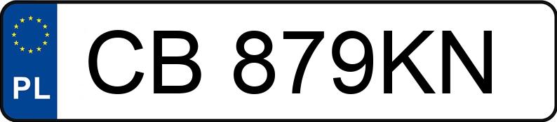 Numer rejestracyjny CB 879KN posiada TOYOTA AYGO - CB879KN