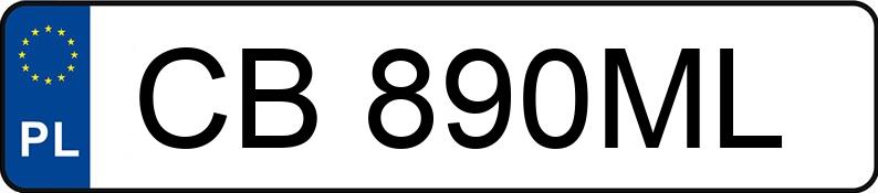 Numer rejestracyjny CB 890ML posiada FORD Focus 1.6 MR`11 E5 Ambiente - CB890ML