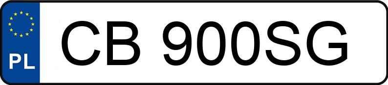 Numer rejestracyjny CB 900SG posiada KIA Venga 1.4 MR`10 E5 M - CB900SG