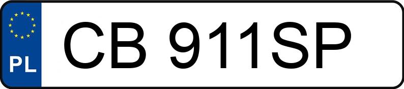 Numer rejestracyjny CB 911SP posiada PORSCHE 911 Carrera (992) MR`24 E6d Cabriolet T - CB911SP