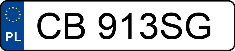 Numer rejestracyjny CB 913SG posiada MERCEDES-BENZ AMG GLS 63 4MATIC+ - CB913SG