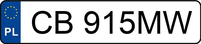Numer rejestracyjny CB 915MW posiada BMW 330 Touring Diesel DPF MR`06 E4 E91 330 Touring Diesel DPF MR`06 E4 E91 - CB915MW