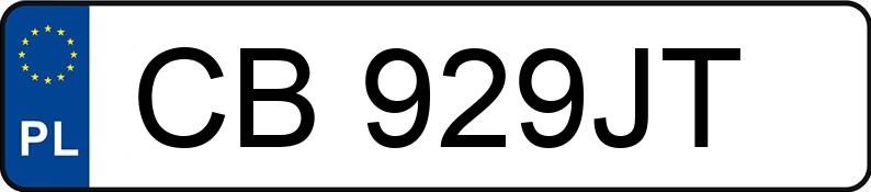 Numer rejestracyjny CB 929JT posiada MITSUBISHI LANCER - CB929JT Numer rejestracyjny CB 929JT posiada MITSUBISHI LANCER - CB929JT