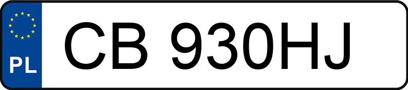 Numer rejestracyjny CB 930HJ posiada BMW 520 - CB930HJ