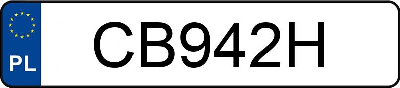 Numer rejestracyjny CB 942H posiada YAMAHA Sportowe do 600 ccm YZF-R6 2005 - CB942H