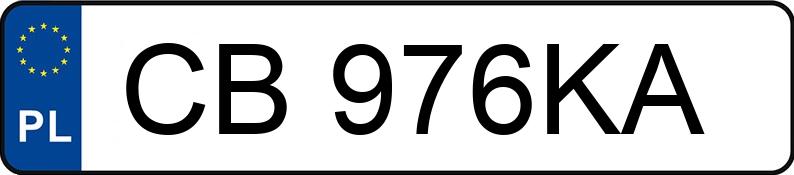 Numer rejestracyjny CB 976KA posiada BMW 320I - CB976KA