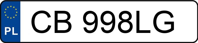 Numer rejestracyjny CB 998LG posiada BMW 316ti Compact Kat. MR`01 E3 E46 316ti Compact Kat. MR`01 E3 E46 - CB998LG