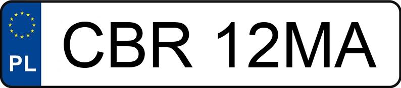 Numer rejestracyjny CBR 12MA posiada BMW 318D - CBR12MA Numer rejestracyjny CBR 12MA posiada BMW 318D - CBR12MA