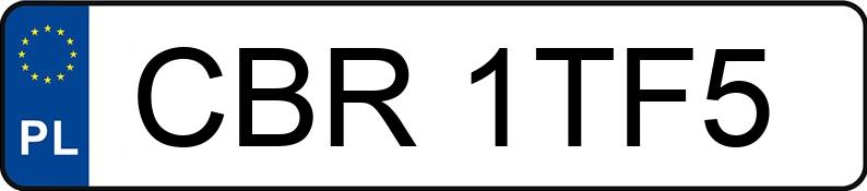 Numer rejestracyjny CBR 1TF5 posiada OPEL Astra II 1.6 MR`98 Njoy Aut. - CBR1TF5 Numer rejestracyjny CBR 1TF5 posiada OPEL Astra II 1.6 MR`98 Njoy Aut. - CBR1TF5
