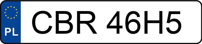 Numer rejestracyjny CBR 46H5 posiada RENAULT LAGUNA 1.9 DTI - CBR46H5