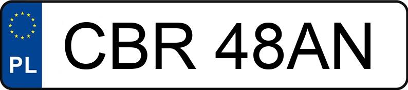 Numer rejestracyjny CBR 48AN posiada FORD FIESTA 1,4 - CBR48AN Numer rejestracyjny CBR 48AN posiada FORD FIESTA 1,4 - CBR48AN