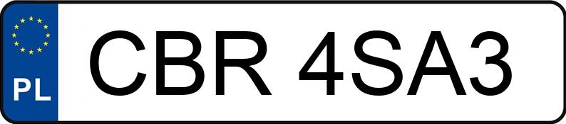 Numer rejestracyjny CBR 4SA3 posiada PEUGEOT 2008 - CBR4SA3