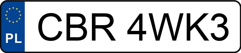Numer rejestracyjny CBR 4WK3 posiada PEUGEOT 4008 - CBR4WK3 Numer rejestracyjny CBR 4WK3 posiada PEUGEOT 4008 - CBR4WK3