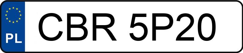 Numer rejestracyjny CBR 5P20 posiada SUZUKI Swift 1.3 MR`05 E4 GC - CBR5P20 Numer rejestracyjny CBR 5P20 posiada SUZUKI Swift 1.3 MR`05 E4 GC - CBR5P20